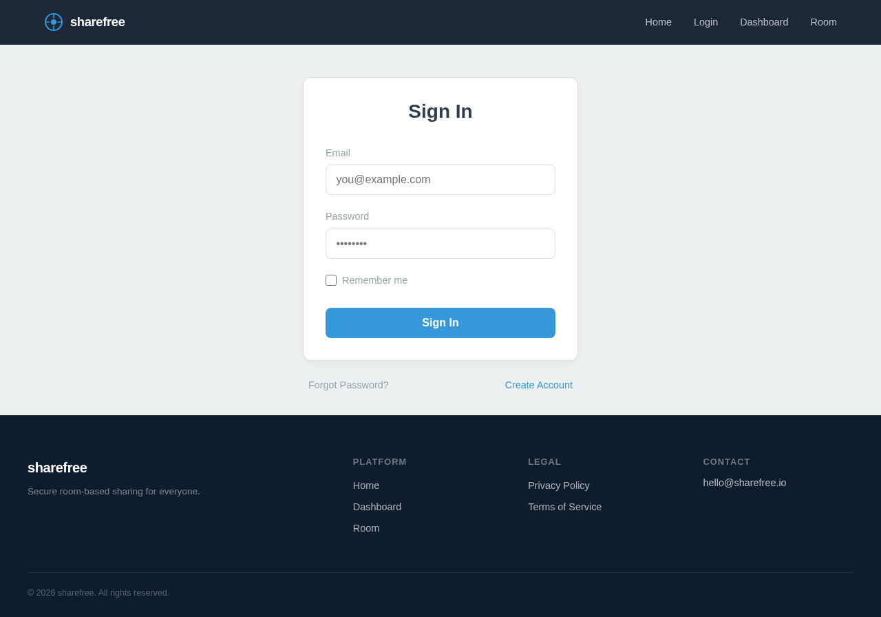 Login design preview