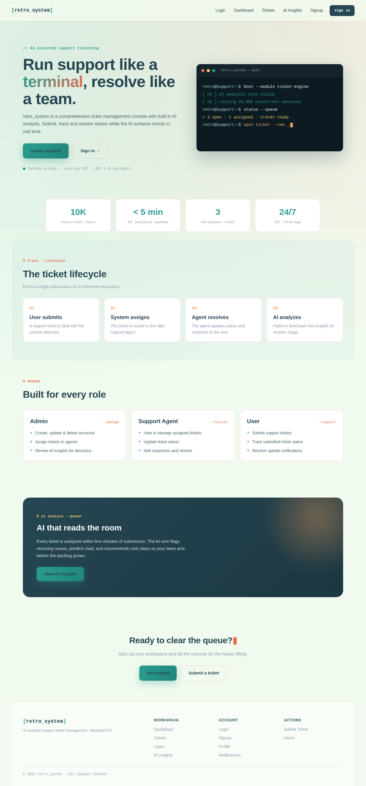Landing design preview