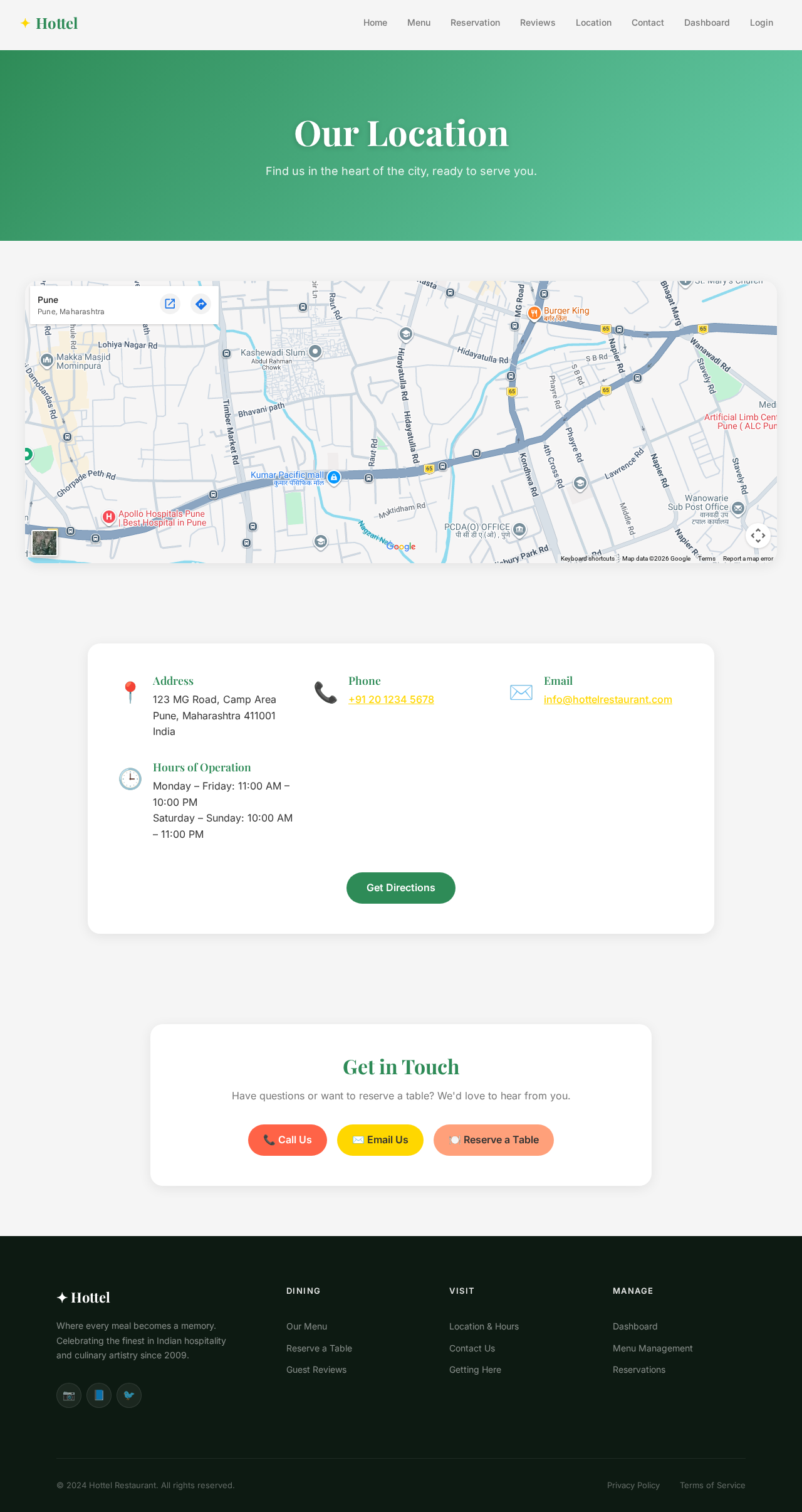 Location design preview