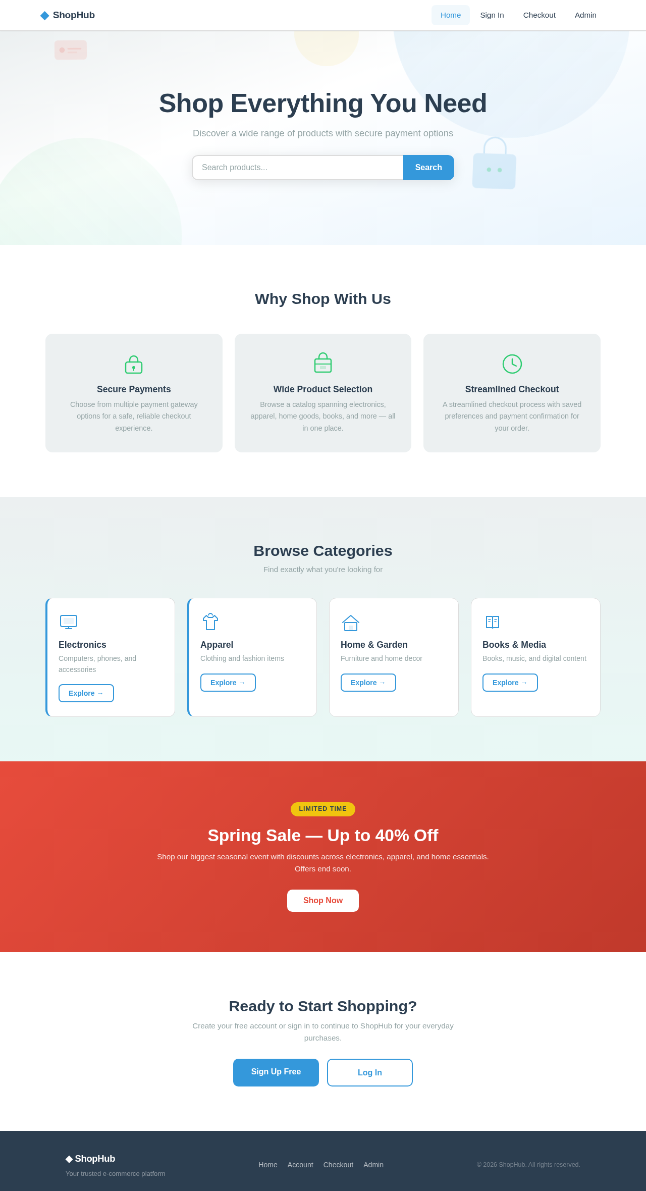 Landing design preview
