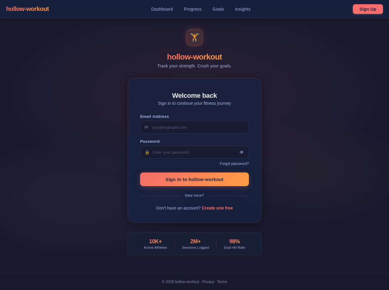 Login design preview