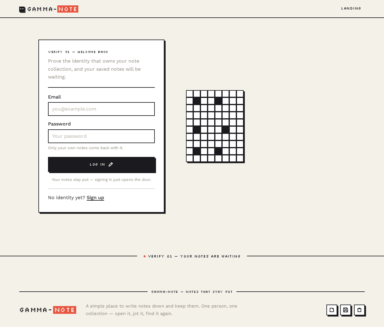 Login design preview