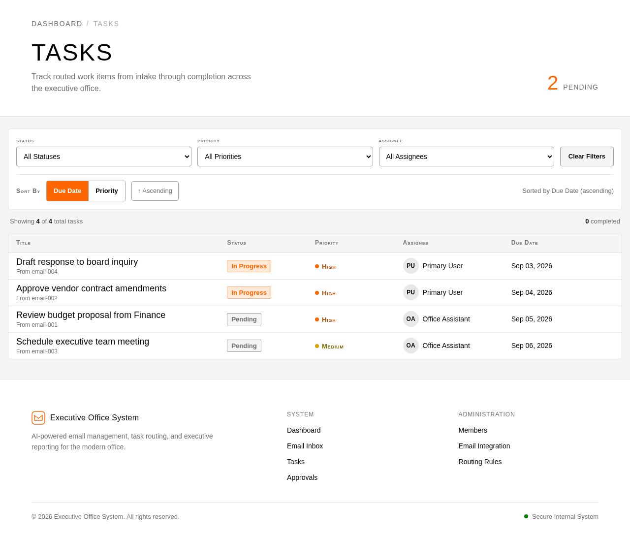 Tasks design preview