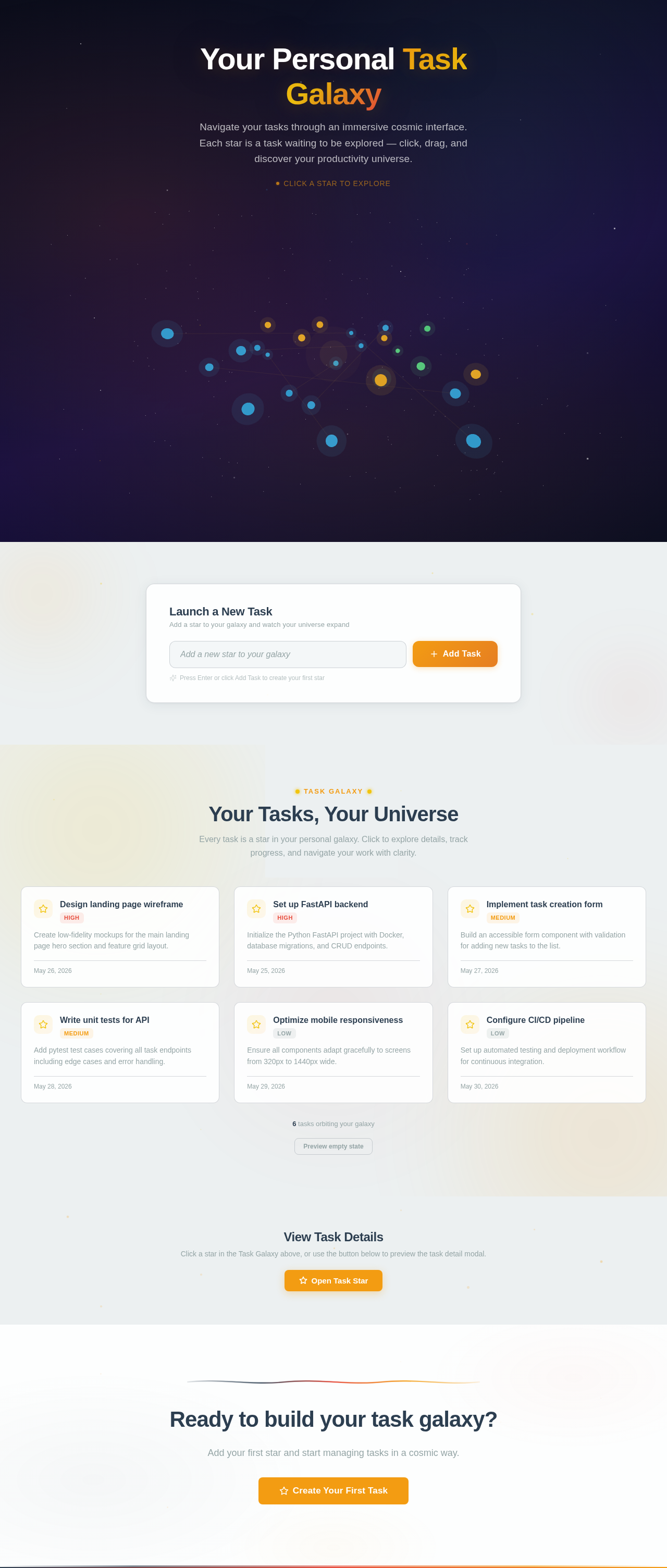 Landing design preview