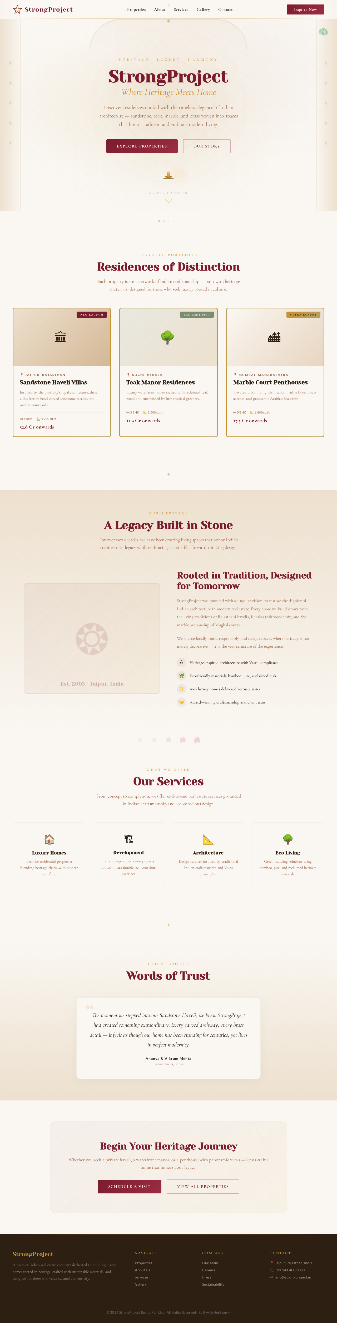 Homepage design preview
