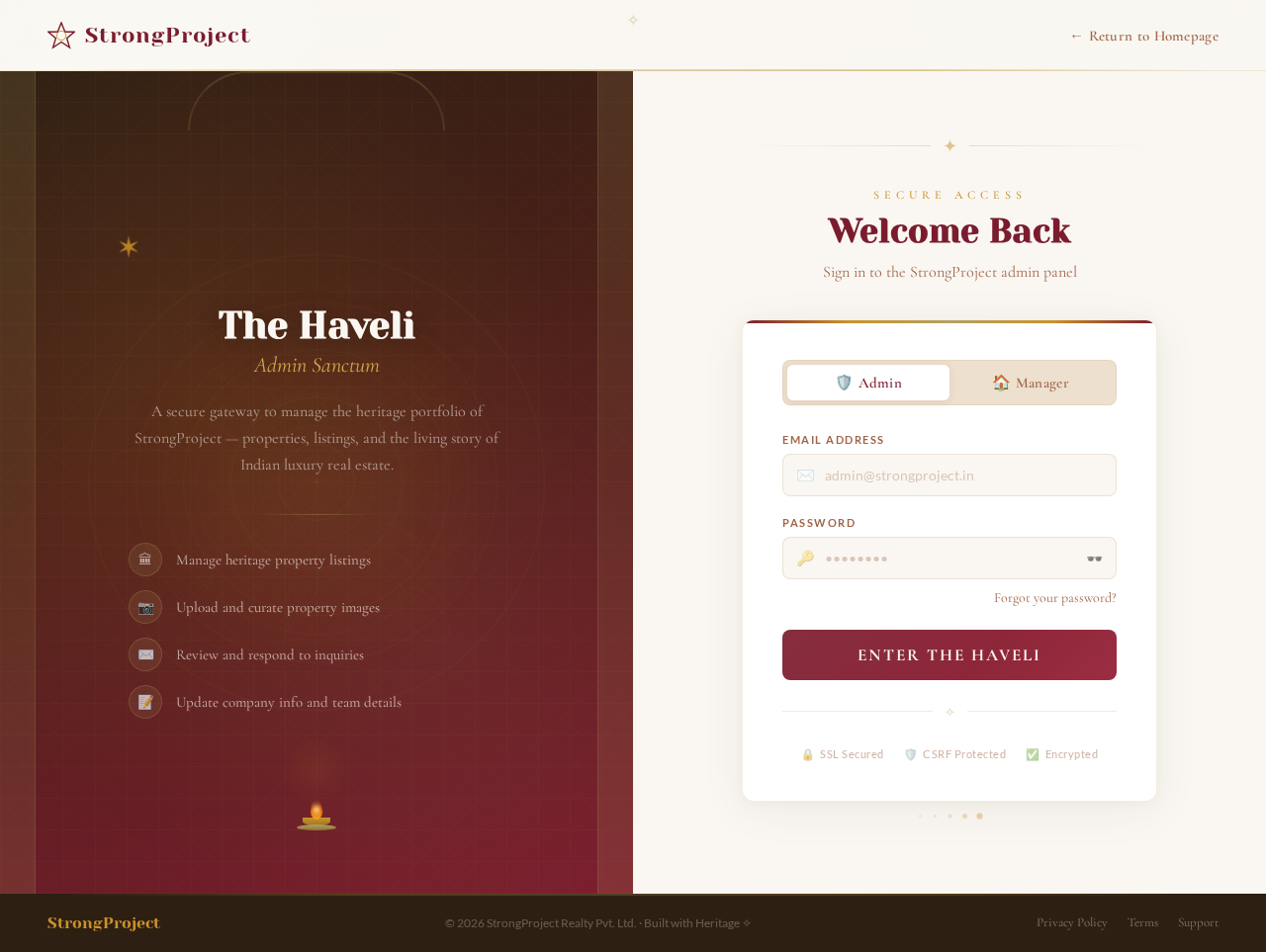 Login design preview
