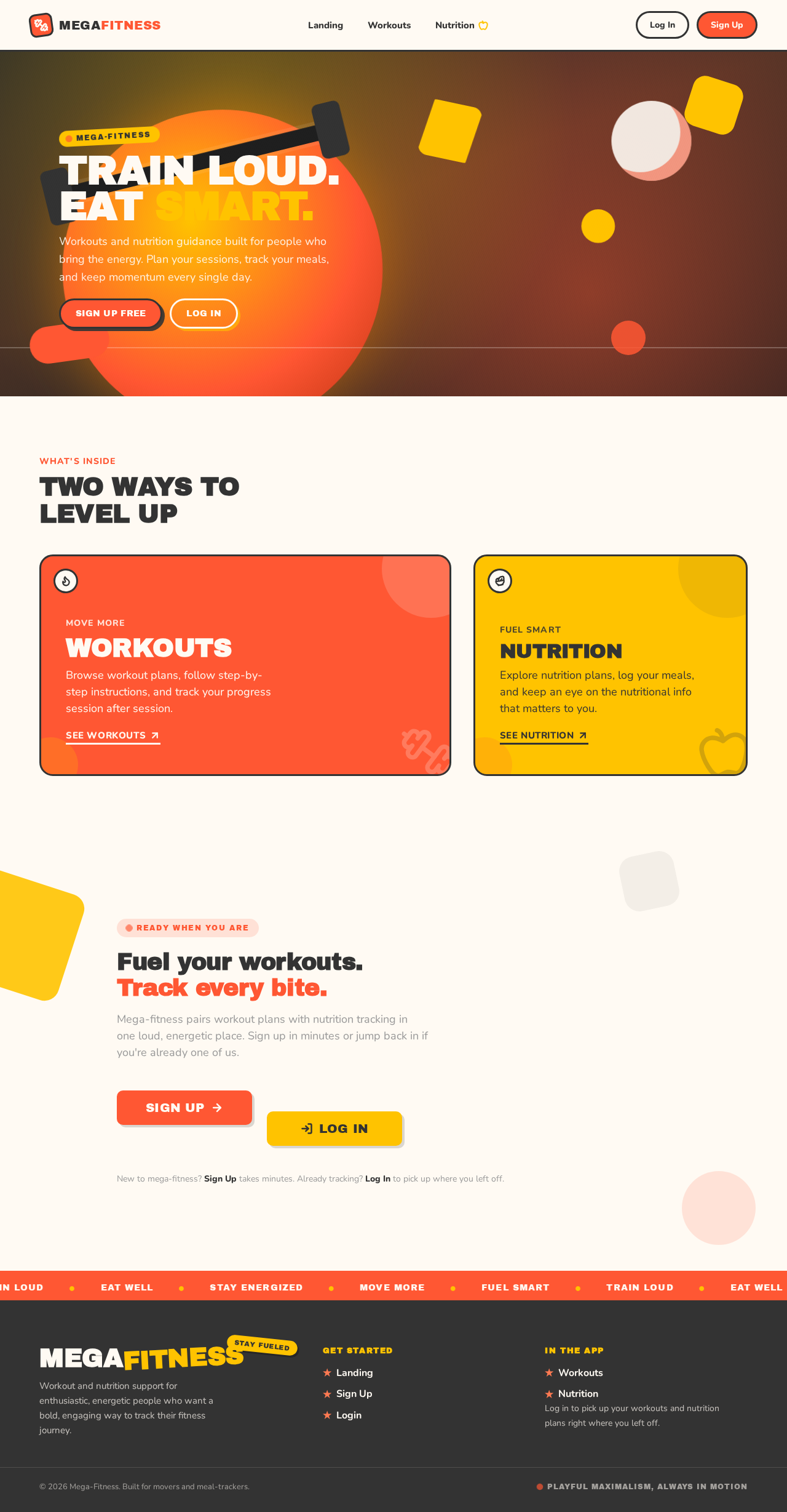 Landing design preview