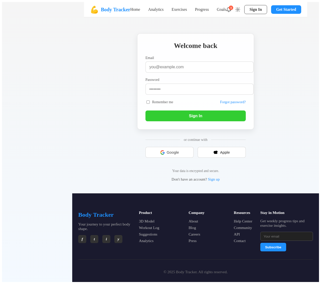 Login design preview