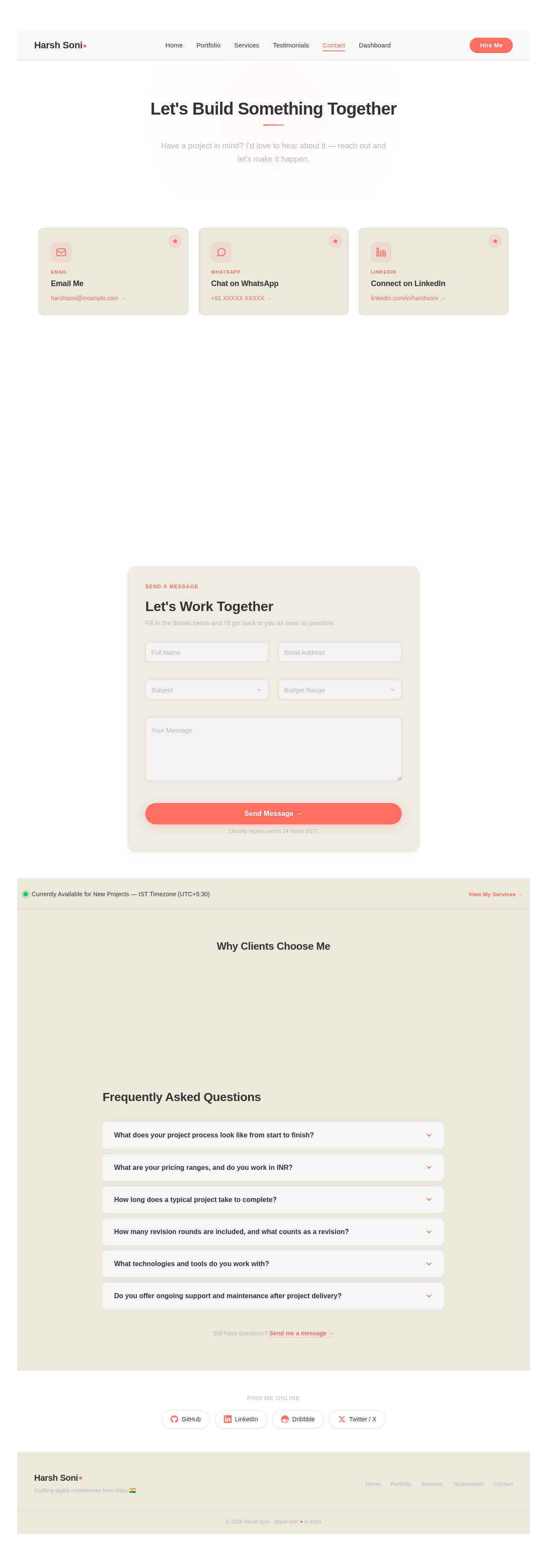 Contact design preview