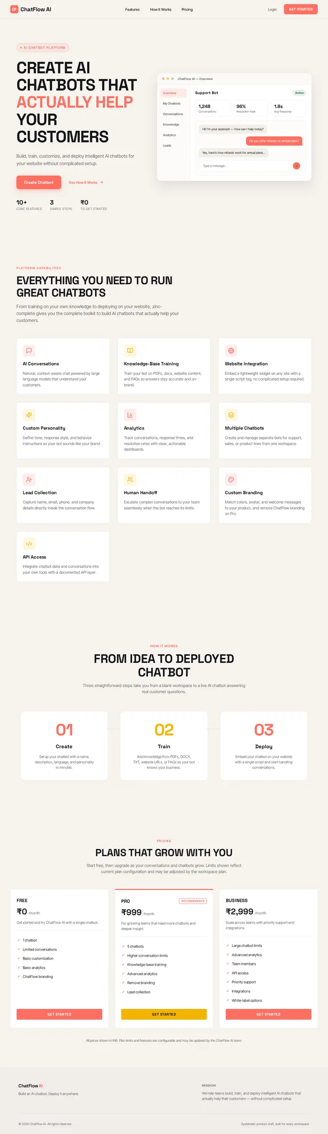 Landing Page