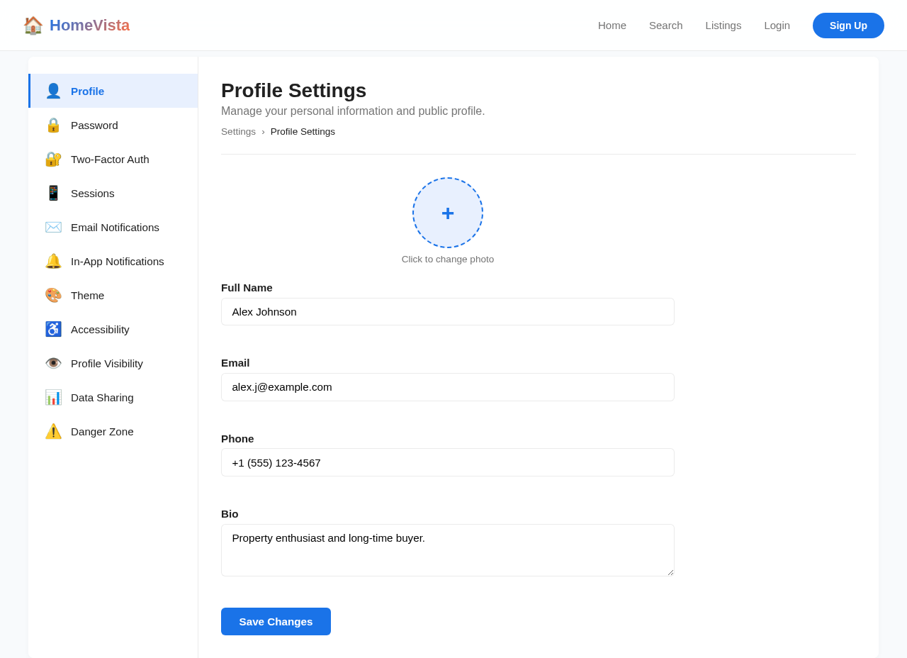 Settings design preview