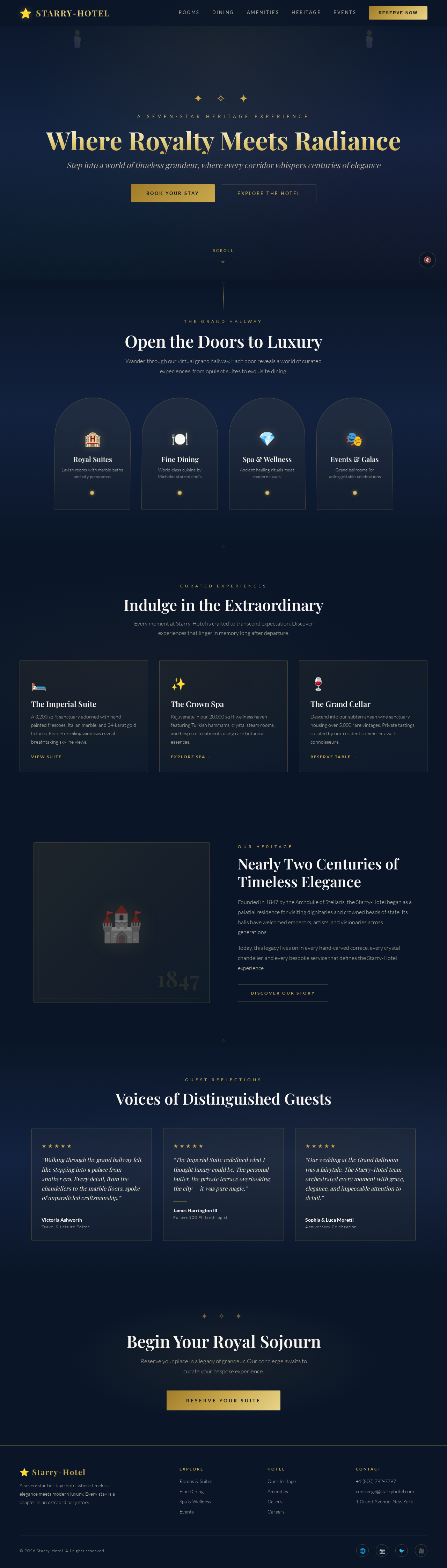 Landing design preview