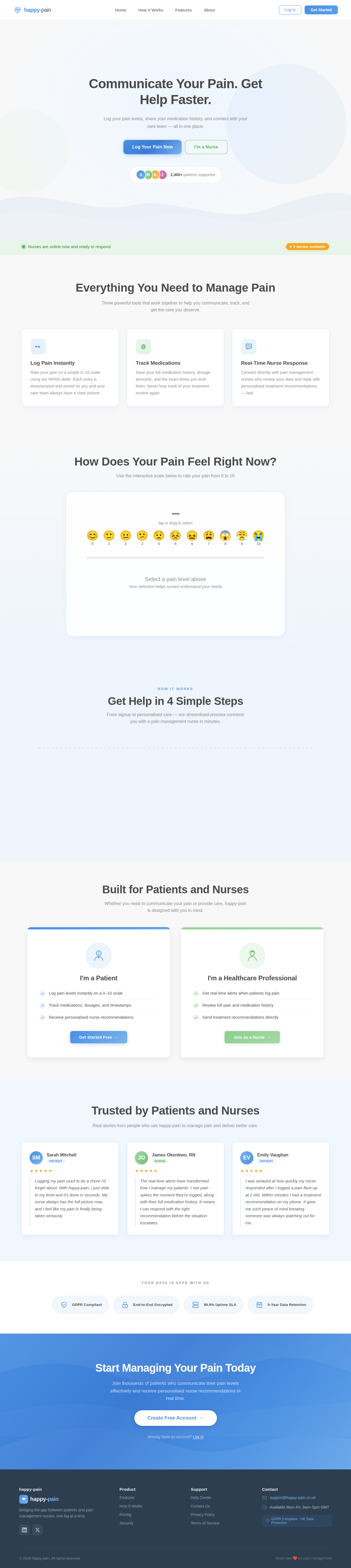Landing design preview