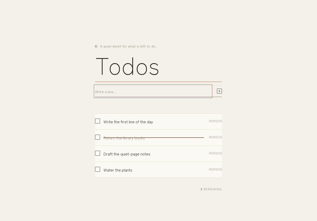 Todo design preview