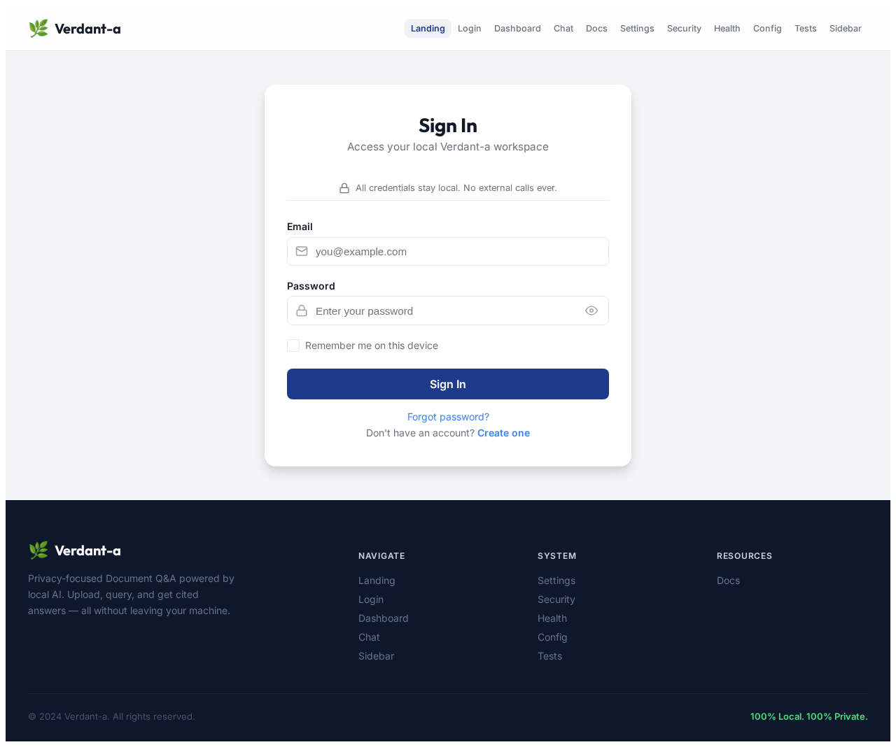 Login design preview