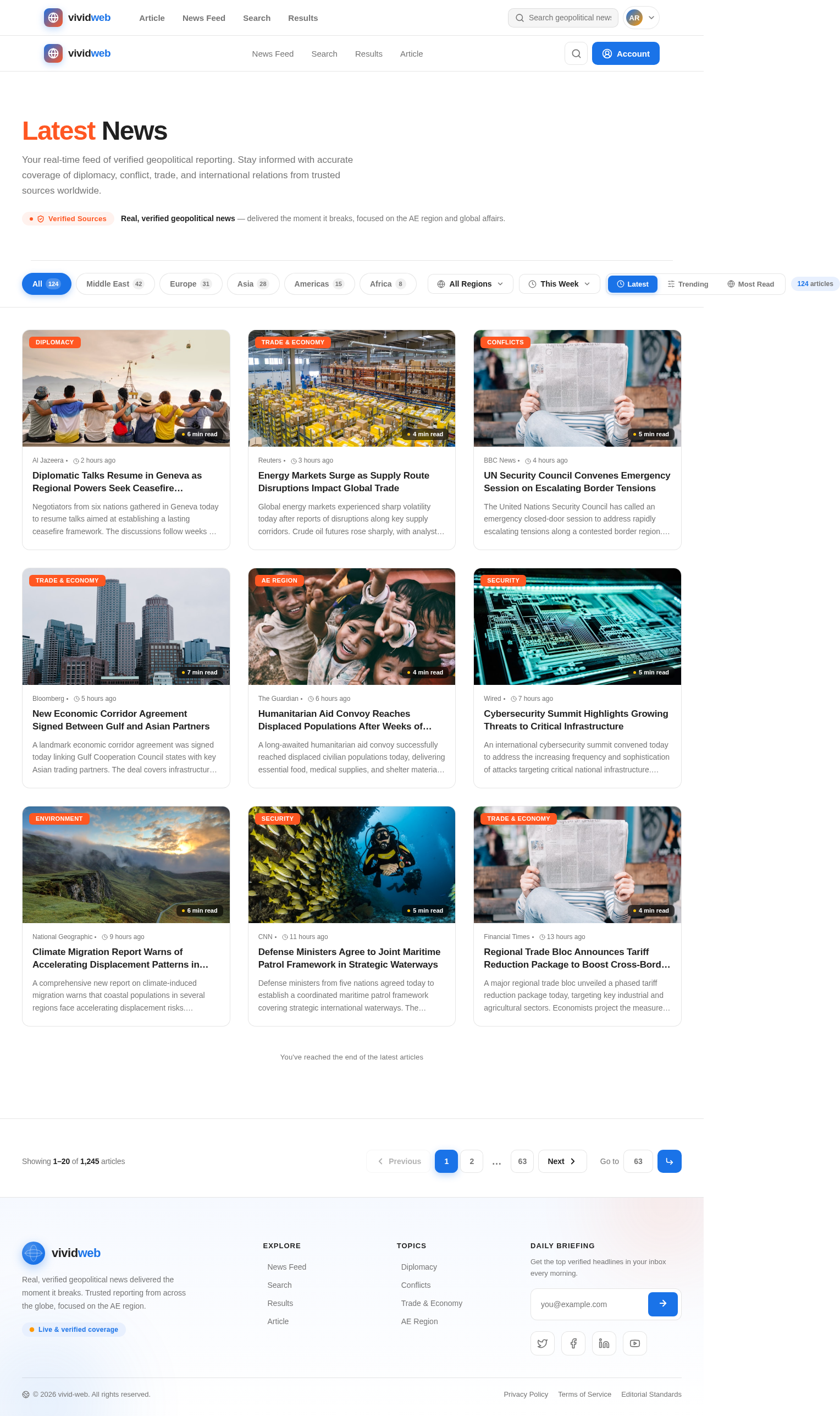 NewsFeed design preview
