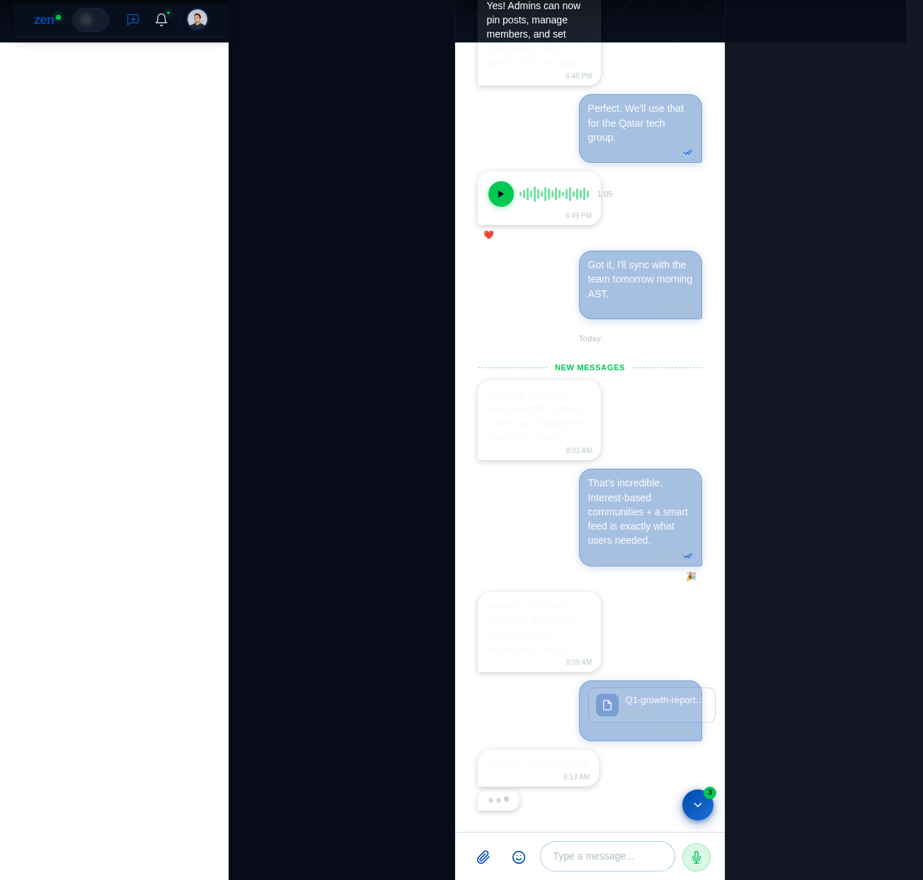 Chat design preview