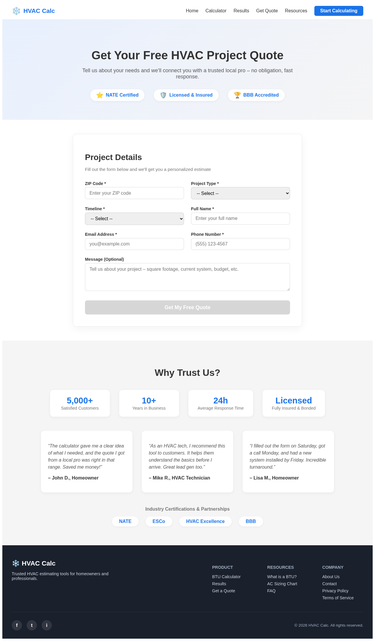 LeadCapture design preview