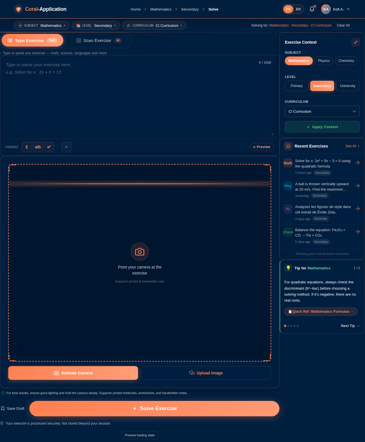 Solve design preview