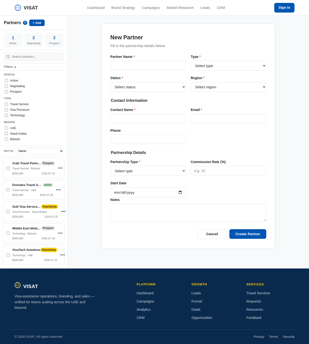 Partners design preview