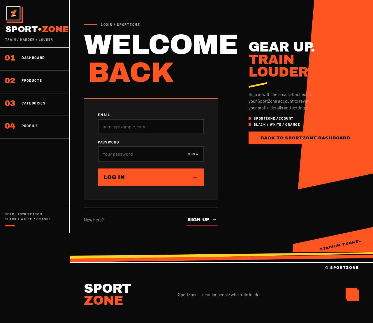 Login design preview