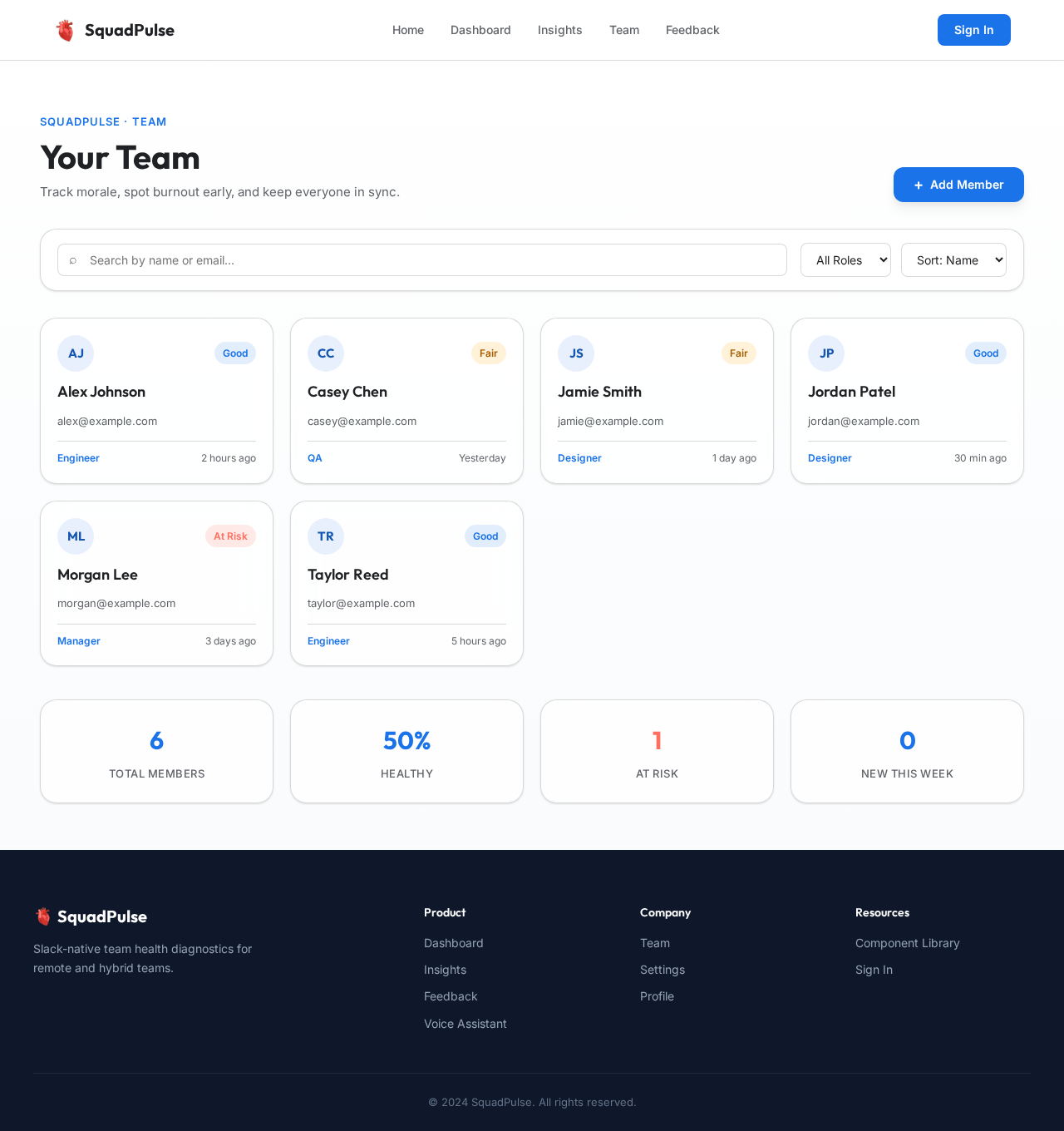 Team design preview