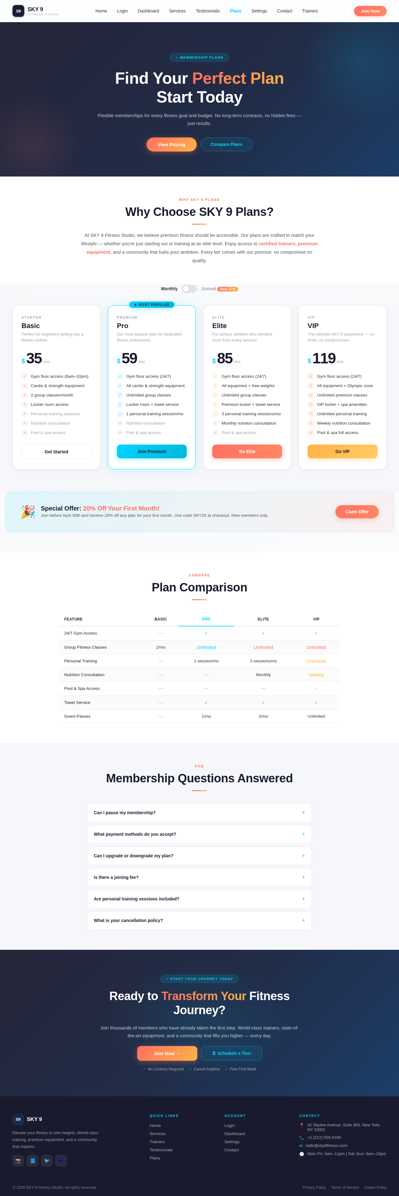 Plans design preview