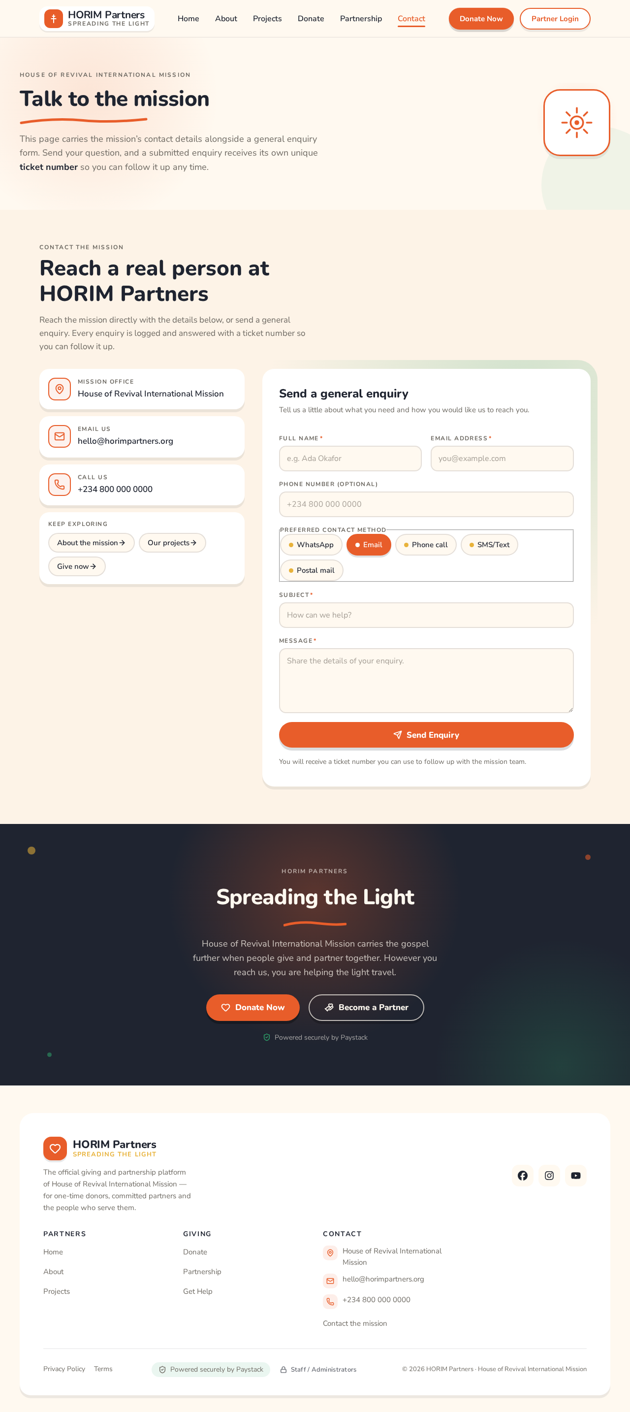 Contact design preview