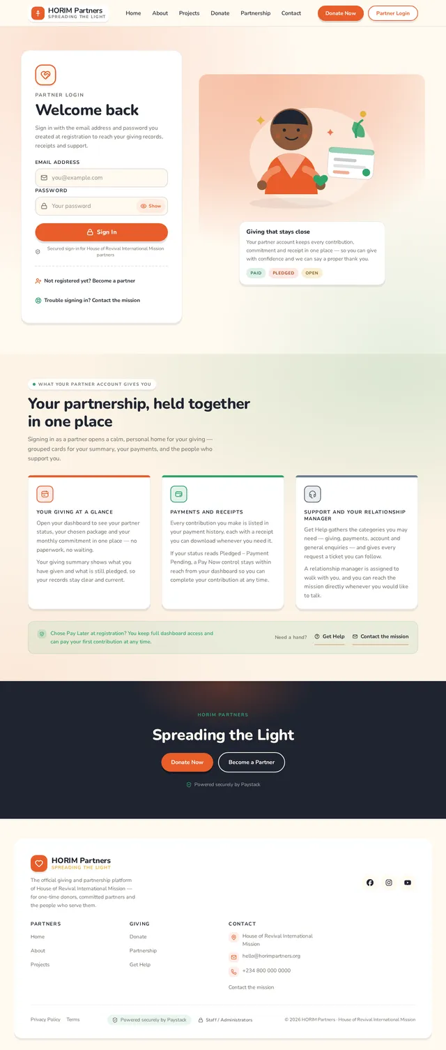 Partner Login