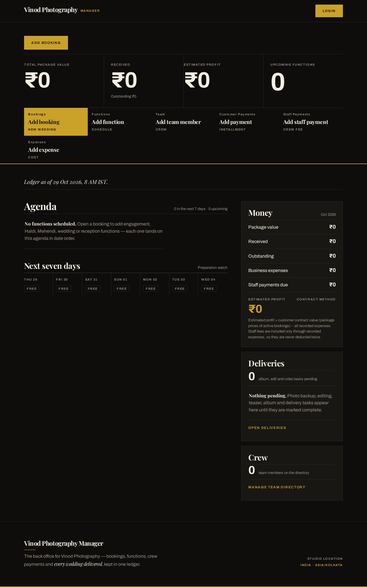 Dashboard design preview