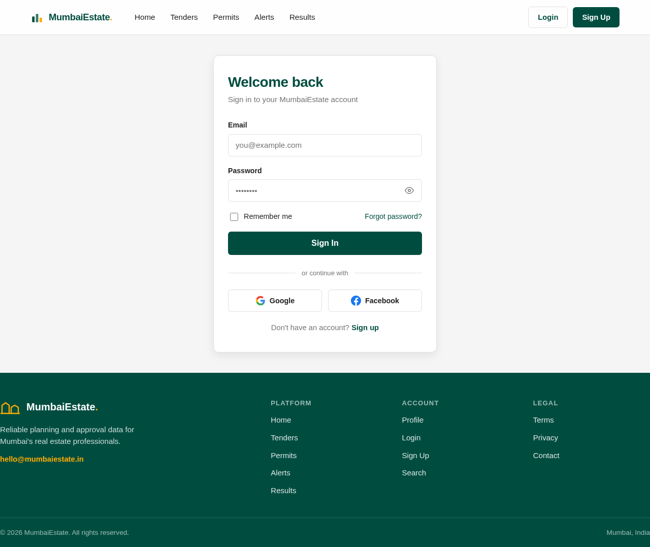 Login design preview