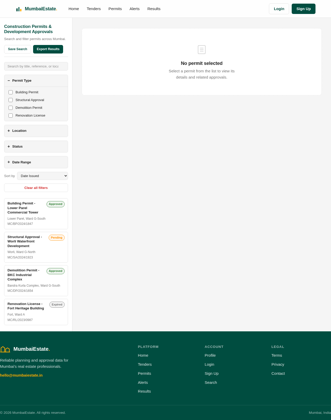 Permits design preview