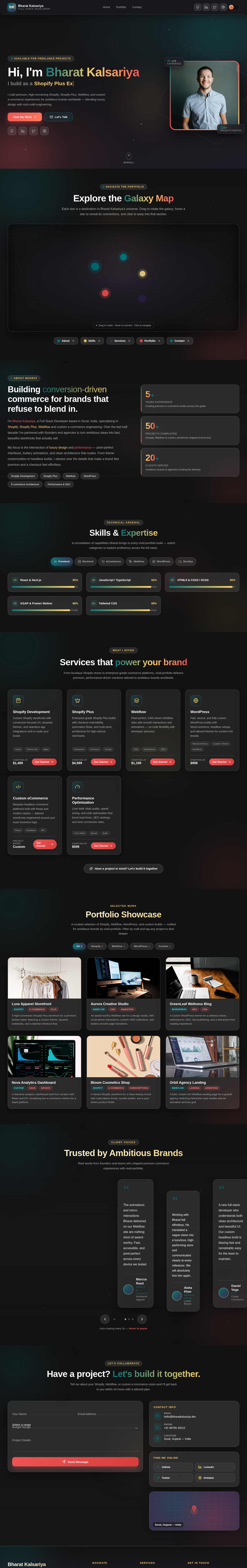 Landing design preview