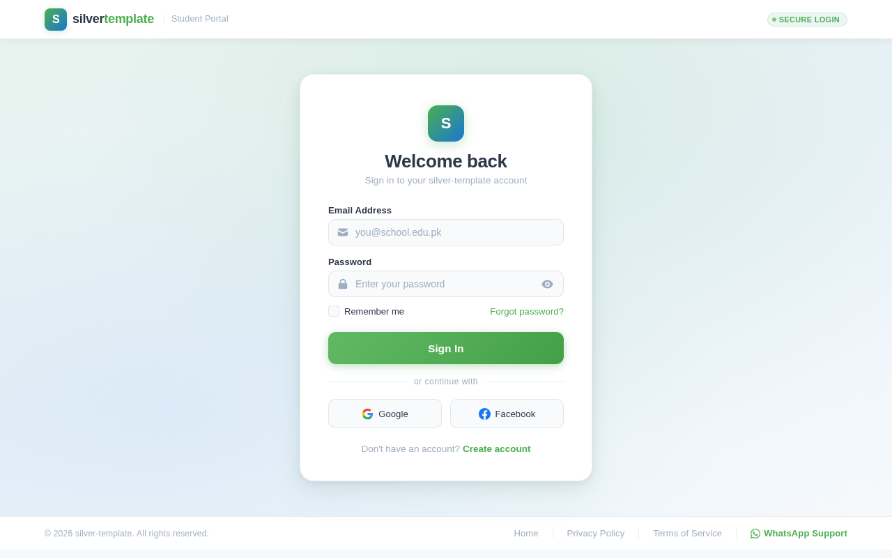 Login design preview
