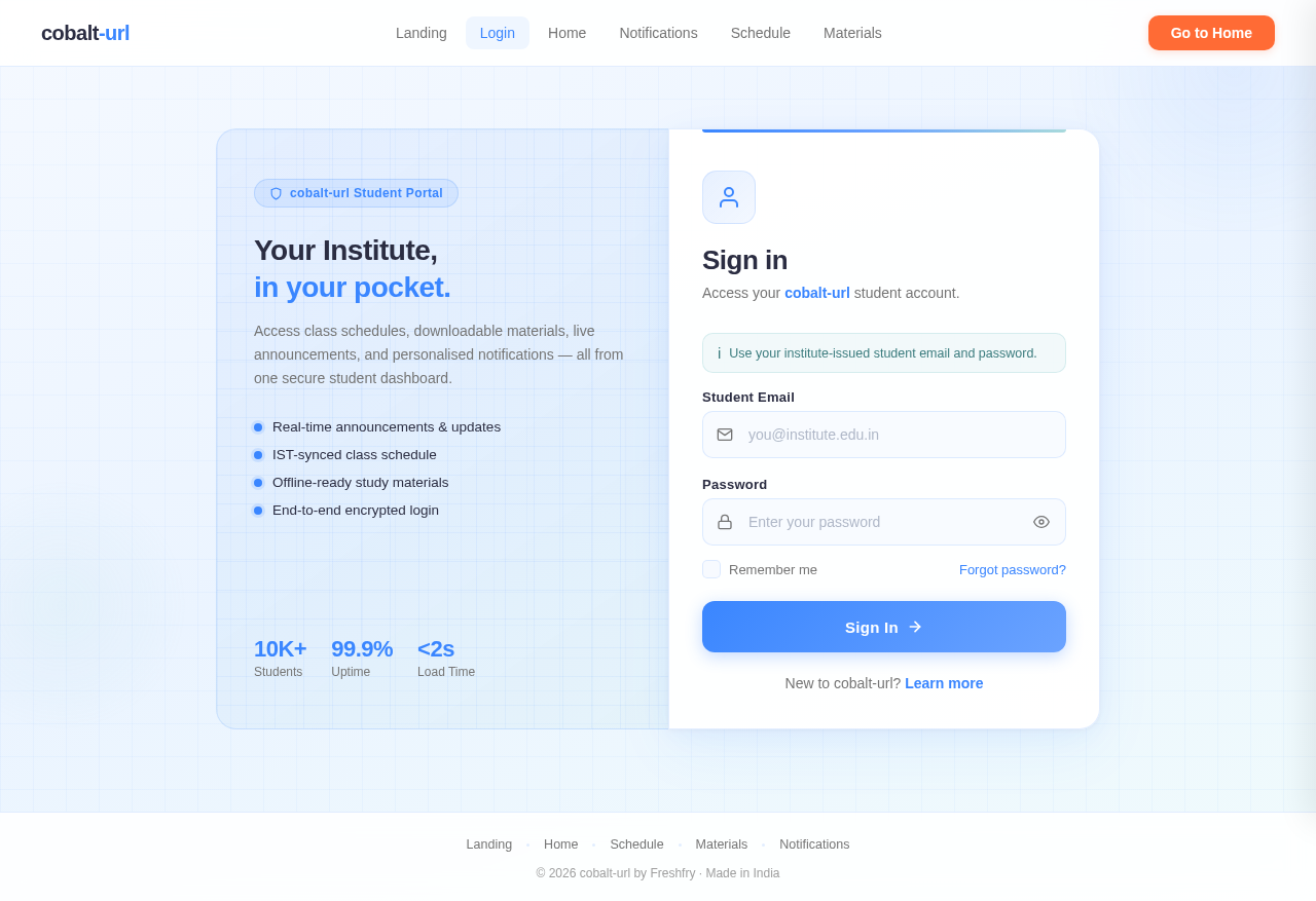 Login design preview