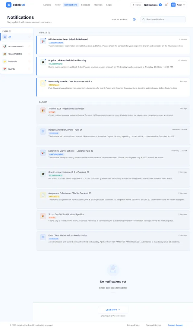Notifications
