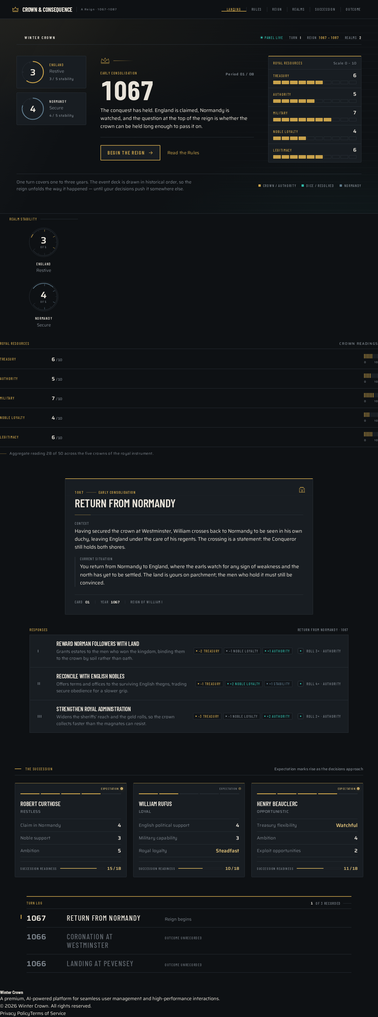 Landing design preview