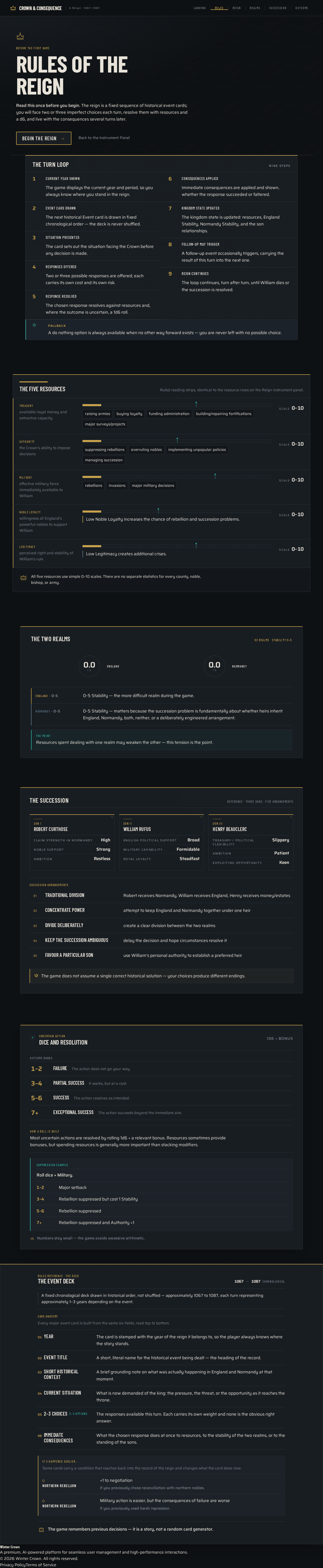 Rules design preview