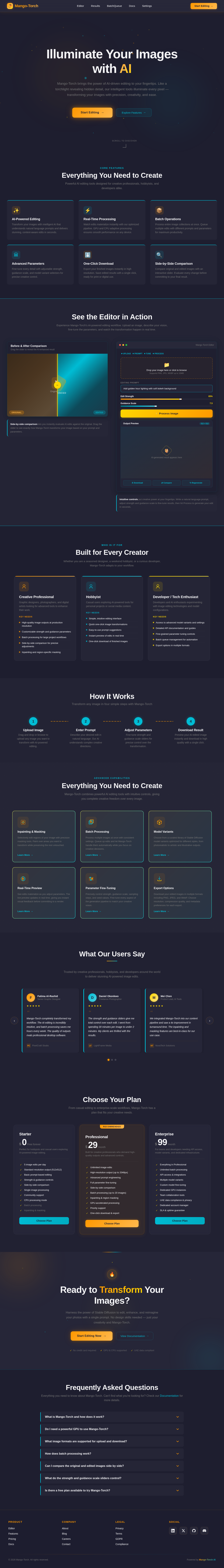 Landing design preview