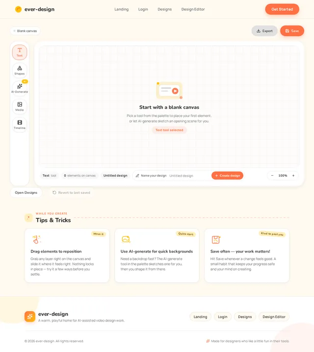 Design Editor