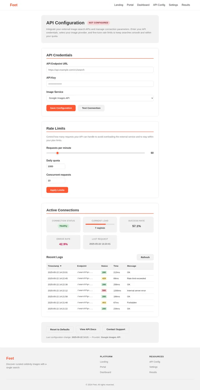 API Config