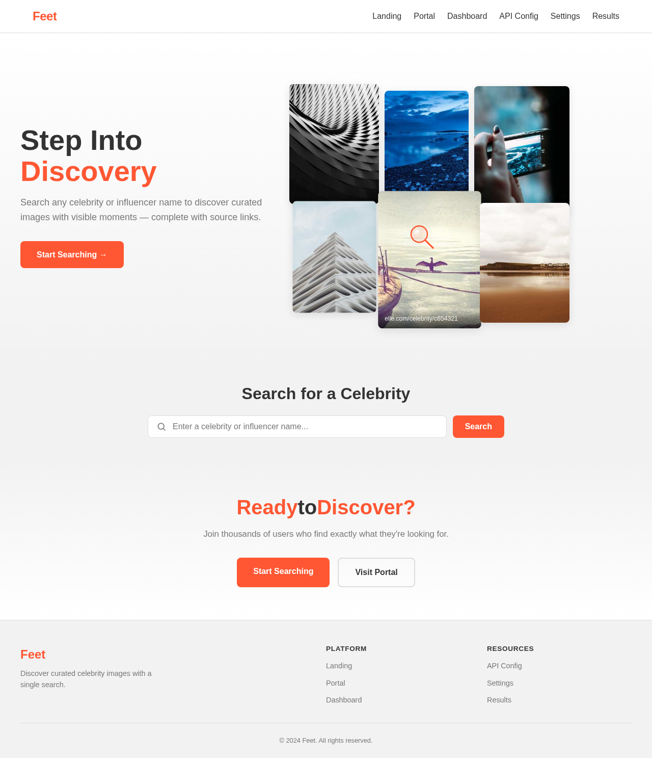 Landing design preview