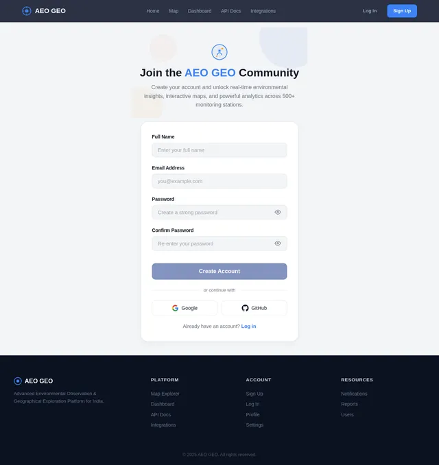 Signup