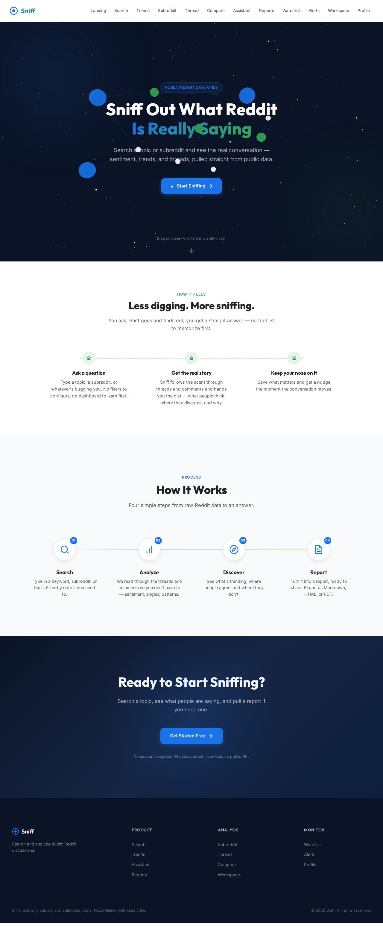 Landing design preview