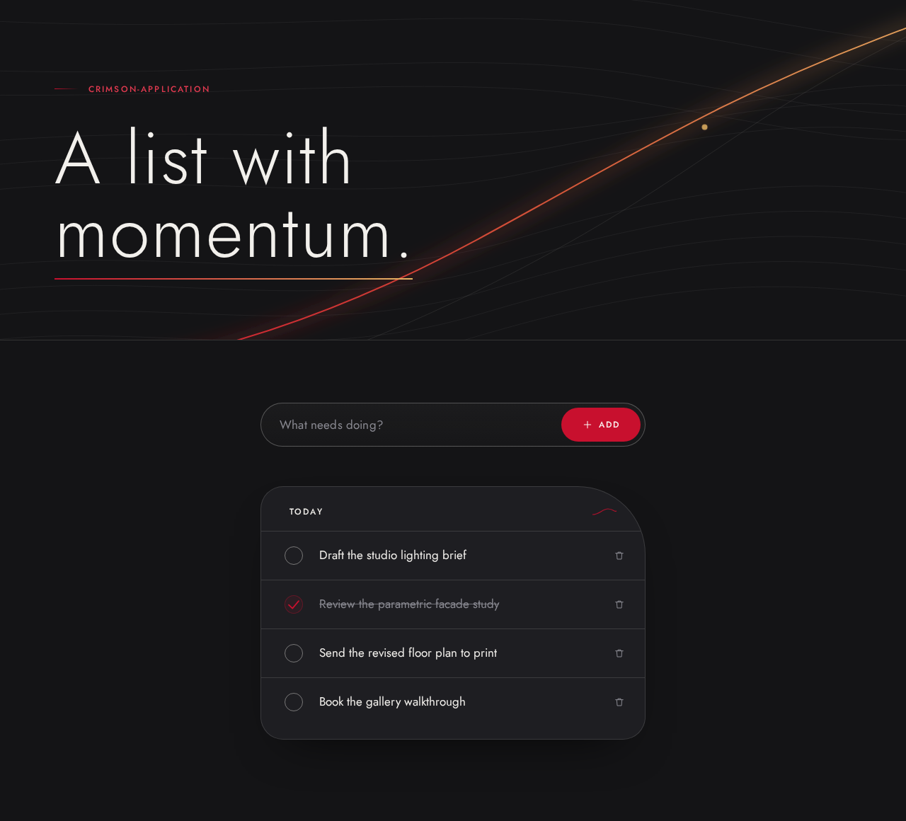 Todo design preview