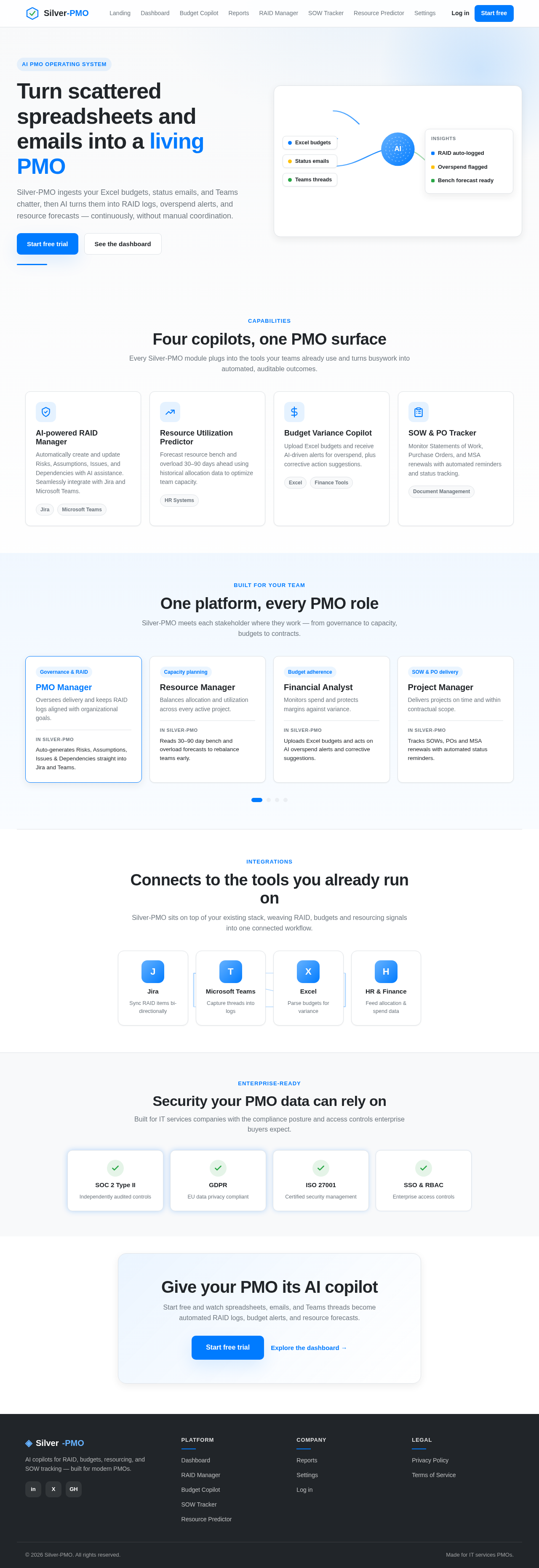 Landing design preview