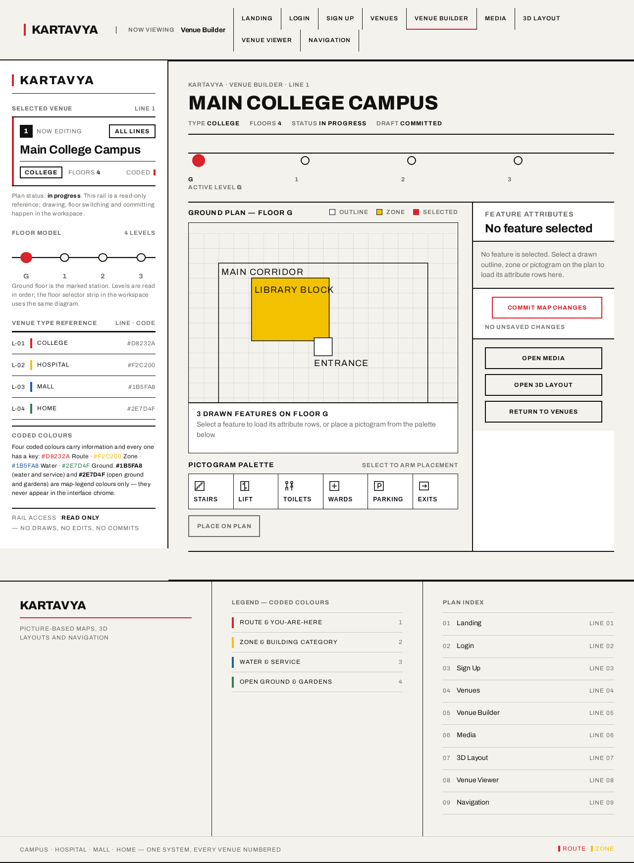 Venue Builder design preview
