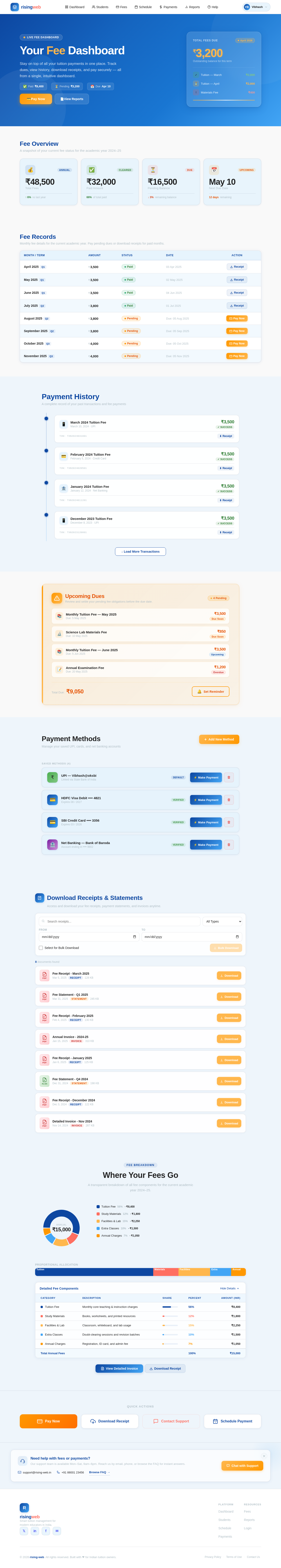 Fees design preview