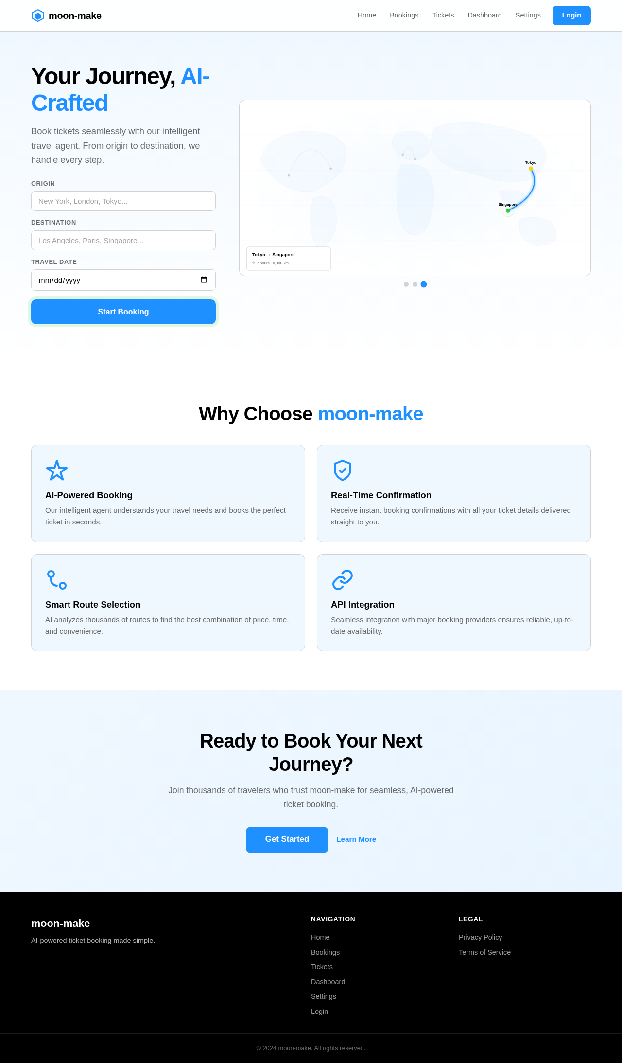 Landing design preview