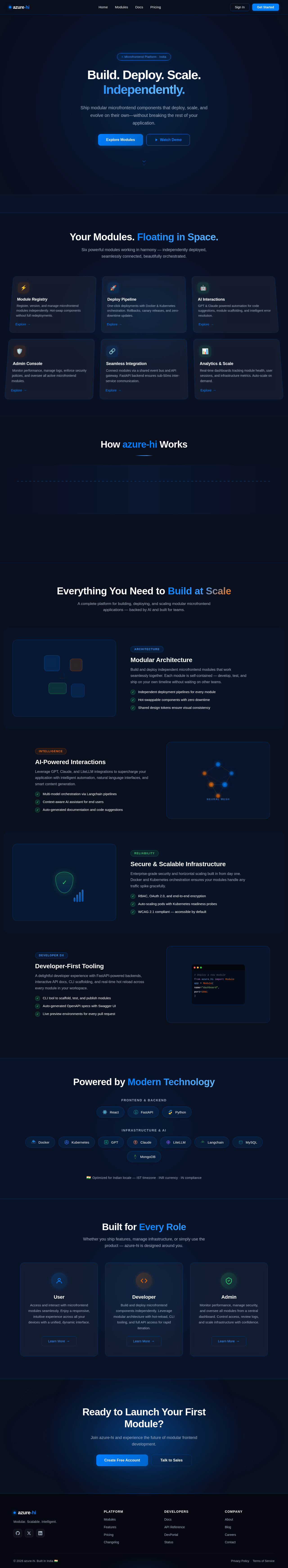 Landing design preview